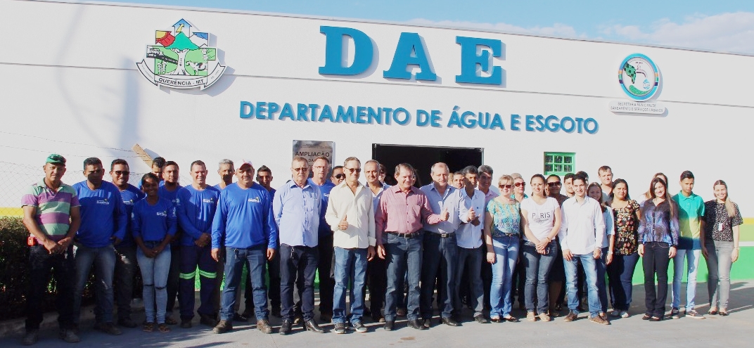 Câmara participa de inauguração do Novo DAE.