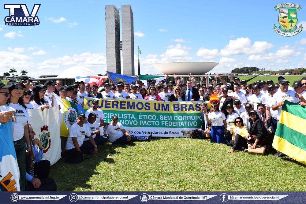 O novo começa através do Legislativo é tema na XVI Marcha Dos Vereadores 2018.