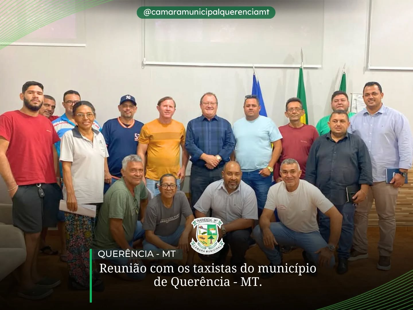 Reunião com os taxistas do município de Querência